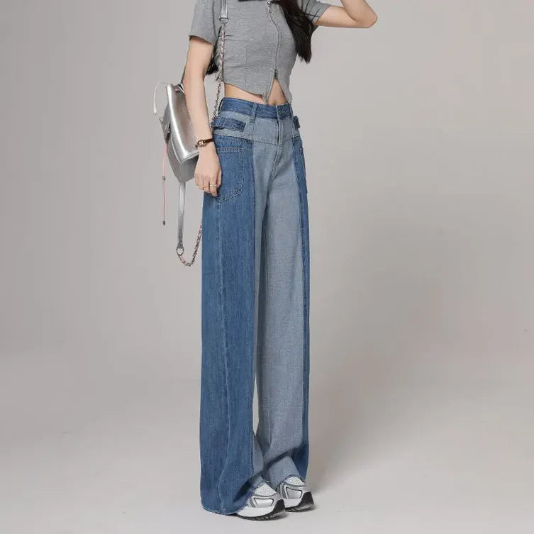 Wide High-Waisted Jeans